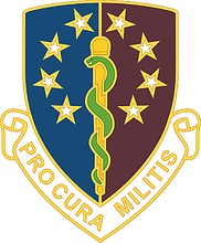 Vector clipart: U.S. Defense Health Agency (DHA), distinctive unit insignia