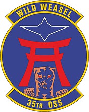 U.S. Air Force 35th Operations Support Squadron, emblem - vector image