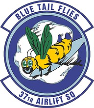 U.S. Air Force 37th Airlift Squadron, emblem