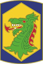 Vector clipart: U.S. Army 404th Maneuver Enhancement Brigade, combat service identification badge