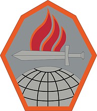 Векторный клипарт: U.S. Army Cyber Center of Excellence, нарукавный знак