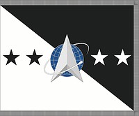 U.S. Space Force, Chief of Space Operations флаг - векторное изображение