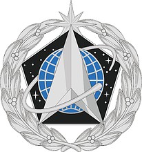 U.S. Space Force, Staff Identification Badge - векторное изображение