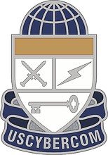 U.S. Cyber Command, distinctive unit insignia - vector image