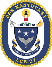 U.S. Navy USS Nantucket (LCS 27), эмблема - векторное изображение