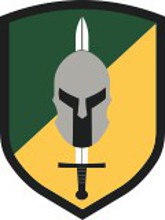 Vector clipart: U.S. Army 142nd Military Police Brigade, shoulder sleeve insignia