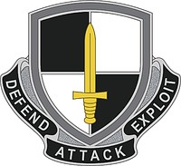 Векторный клипарт: U.S. Army Cyber Training Battalion, эмблема (знак различия)