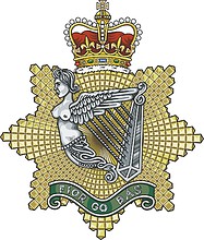 Irish Regiment of Canada, badge - векторное изображение