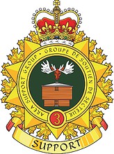Vector clipart: Canadian Forces 3rd Area Support Group, badge