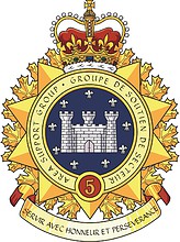 Canadian Forces 5th Area Support Group, badge