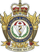 Vector clipart: Canadian Forces School of Search and Rescue, badge