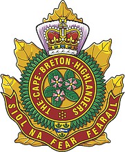 Canadian Forces The Cape Breton Highlanders, badge