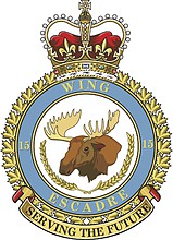 Vector clipart: Canadian 15th Wing, badge