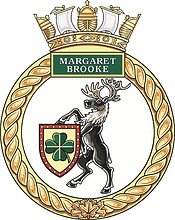 Canadian Navy HMCS Margaret Brooke, badge