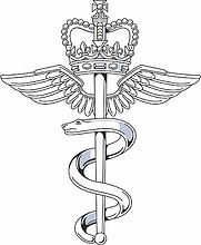Vector clipart: Royal Canadian Medical Service, badge