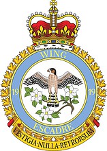 Vector clipart: Canadian 19th Wing, badge