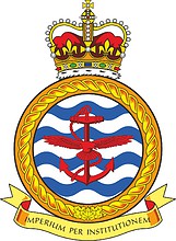 Canadian Sea Training (Atlantic), badge - vector image