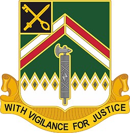 Векторный клипарт: U.S. Army 941st Military Police Battalion, эмблема (знак различия)