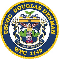 Векторный клипарт: U.S. Coast Guard USCGC Douglas Denman (WPC 1149), эмблема