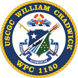Vector clipart: U.S. Coast Guard USCGC William Chadwick (WPC 1150), emblem