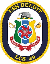 U.S. Navy USS Beloit (LCS 29), emblem