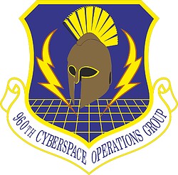 U.S. Air Force 960th Cyberspace Operations Group, эмблема