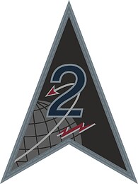 Векторный клипарт: U.S. Space Force Space Delta 2, нарукавный знак