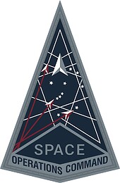 Векторный клипарт: U.S. Space Operations Command, нарукавный знак