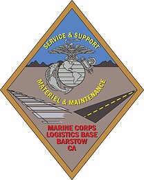 U.S. Marine Corps Logistic Base (MCLB) Barstow, эмблема - векторное изображение