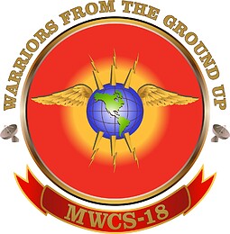 U.S. Marine Wing Communications Squadron 18 (MWCS-18), emblem