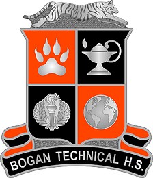 U.S. Army | William J. Bogan Techniclal Higth School (Chicago, IL), shoulder loop insignia