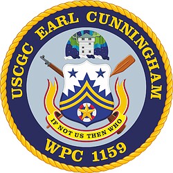 Vector clipart: U.S. Coast Guard USCGC Earl Cunningham (WPC 1159), emblem (crest)