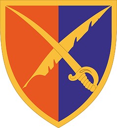 U.S. Army Orange County High School, Orange, VA, shoulder sleeve insignia