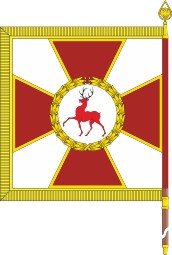 Privolzhye (Volga) Regional Command of the Russian Internal Troops, commander standard (back side)