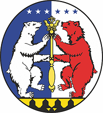 Ural federal district (Russia), coat of arms (emblem) - vector image