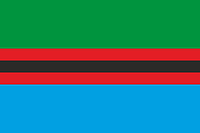 Калевальский район (Карелия), флаг (2006 г.) - векторное изображение