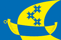 Chyolmuzhi (Karelia), flag - vector image