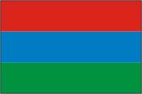 Карелия, флаг - векторное изображение