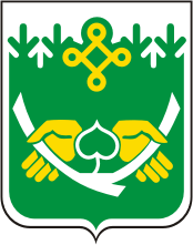 Kostomuksha (Karelia), coat of arms (1993)