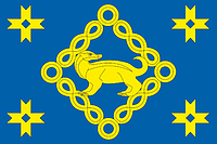 Vector clipart: Megrega (Karelia), flag