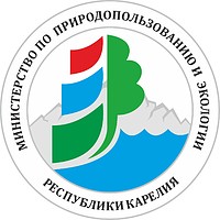 Karelia Ministry of Nature Management and Ecology, emblem - vector image