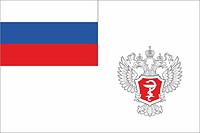 Russian Ministry of Health, proposed flag (2021) - vector image