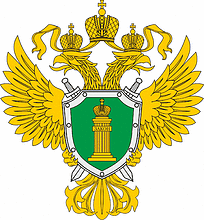 Russian General Office of Public Prosecutor, emblem - vector image