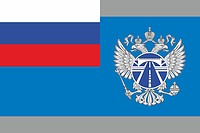 Федеральное дорожное агентство РФ (Росавтодор), флаг - векторное изображение