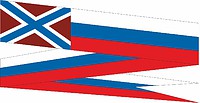 Vector clipart: Russian National Guard, naval pennant