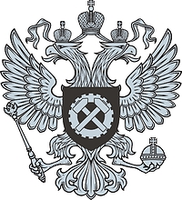 Федеральная служба РФ по труду и заности (Роструд), эмблема - векторное изображение