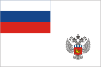 Russian Federal State Reserves Agency, flag - vector image