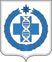 Russian center for quality and standardization of feed and medicines for animals, coat of arms - vector image