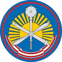 Vector clipart: Russian 3rd Air and Air Defense Command, sleeve insignia