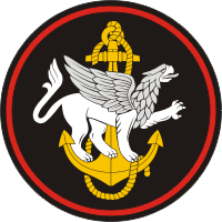 Russian 810th Marine Brigade, shoulder patch - vector image